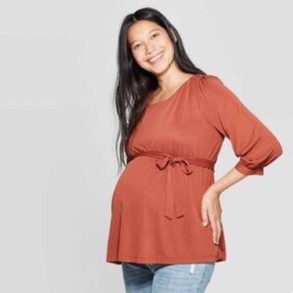 Isabel Maternity Top Blouse Size Small
